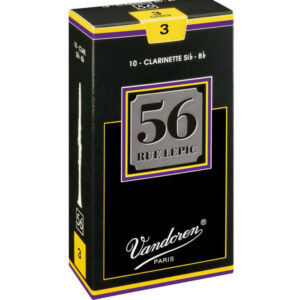 Caixa de Palhetas Vandoren 56 Rue Lepic 3.5 para Clarinete (10Un)