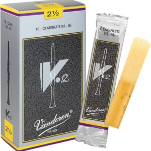 Caixa de Palhetas Vandoren V12 2.5 para Clarinete (10Un) - Image 1