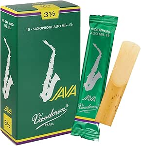 Caixa de Palhetas Vandoren JAVA 3.5 para Saxofone Alto (10Un)