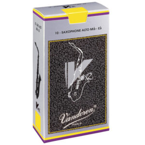 Caixa de Palhetas Vandoren V12 2 para Saxofone Alto (10Un)