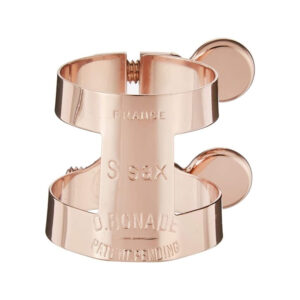 Abraçadeira Bonade Saxofone Soprano Ouro Invertida - Image 1