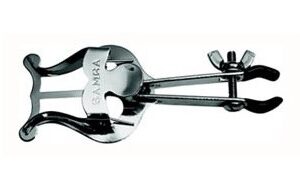 Estante Samba Trompete com pinza, prateada