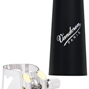 Tapa/ Abraçadeira Vandoren OPTIMUM LC01P Clarinete Prateado