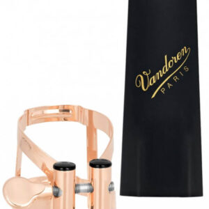 Tapa/ Abraçadeira Vandoren M/O LC57PGP Sax Alto Ouro Rosa